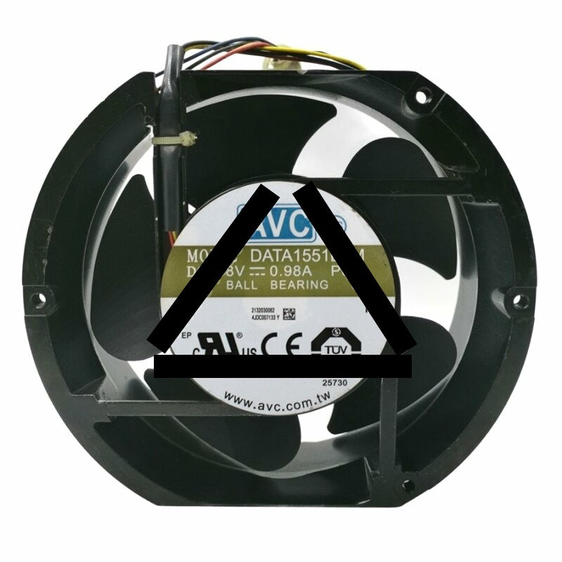 AVC DATA1551B8M DC 48V 0.98A 17251 Axial Cooling Fan