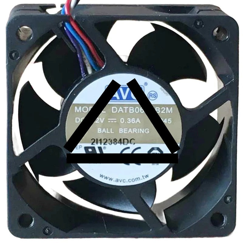 AVC DATB0625B2M 12V 0.36A Ball Bearing Axial Cooling Fan