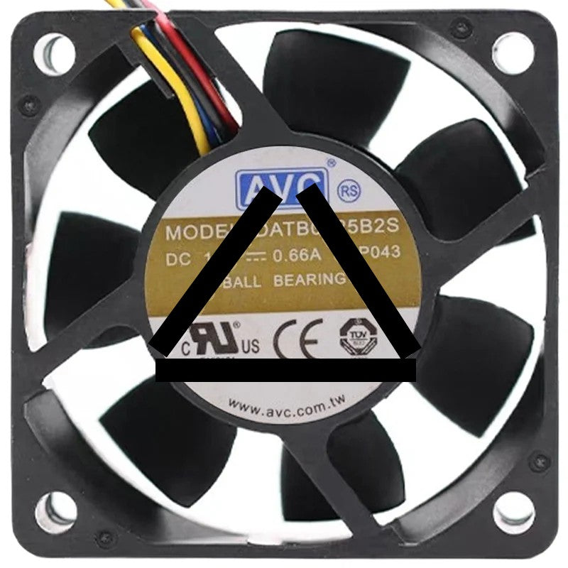 AVC DATB0625B2S 12V 0.66A 2 / 3 / 4 Wires Cooling Fan