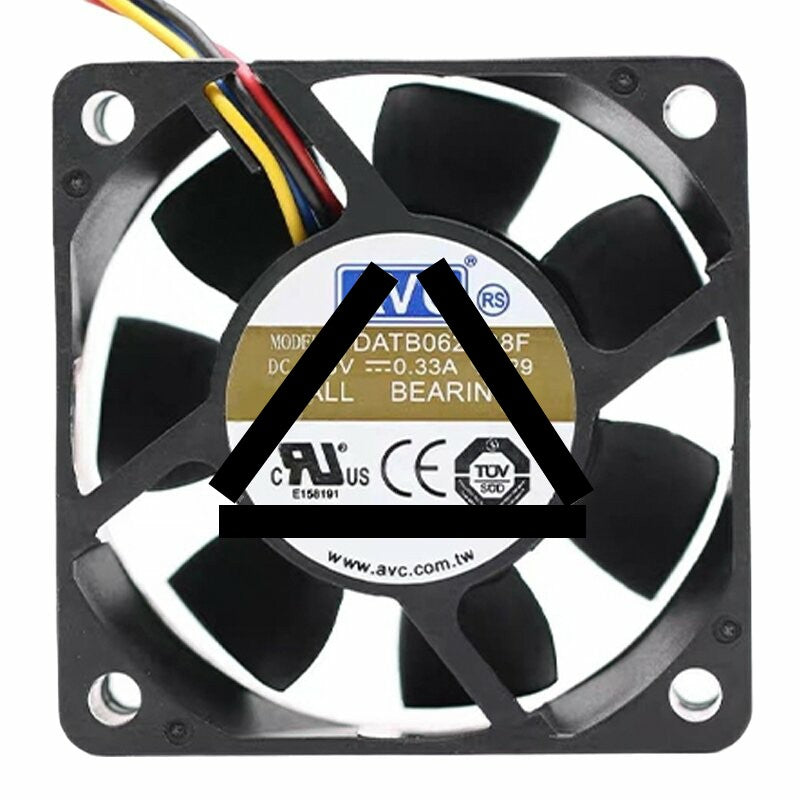 AVC DATB0625B8F DC 48V 0.33A 6025 Axial Ball Bearing Cooling Fan