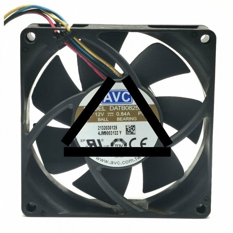AVC DATB0825B2S DC 12V 0.84A 2 Wires / 3 Wires / 4 Wires Axial Cooling Fan