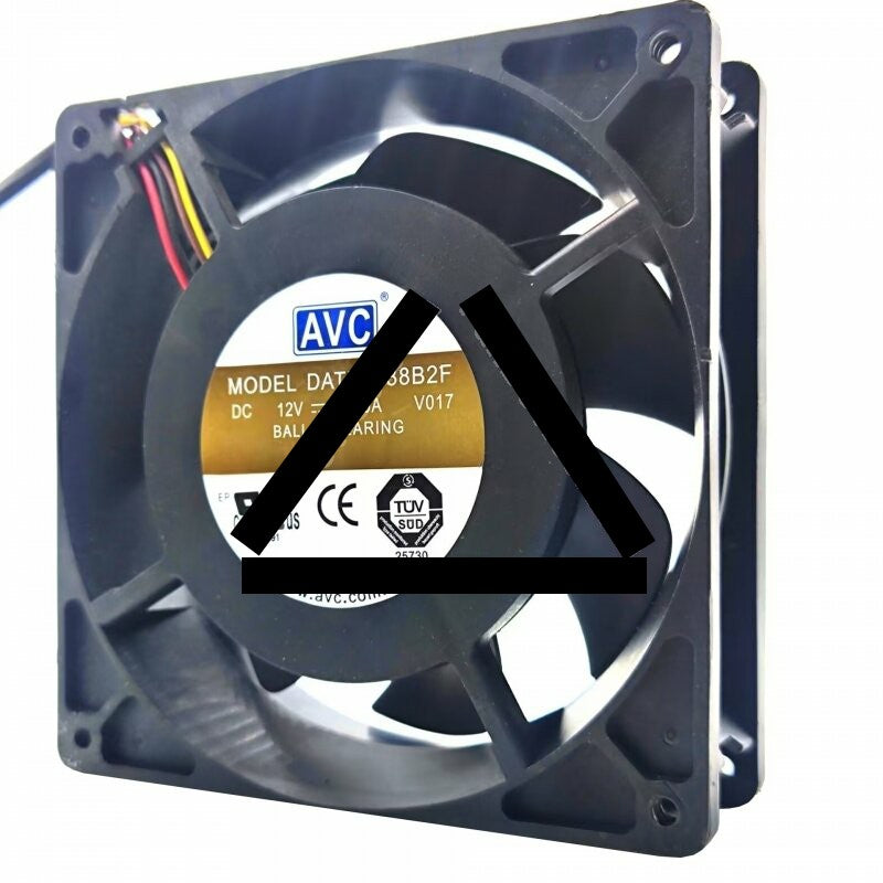 AVC DATB1338B2F DC 12V 3.50A 2 Wires / 4 Wires Ball Bearing Axial Cooling Fan