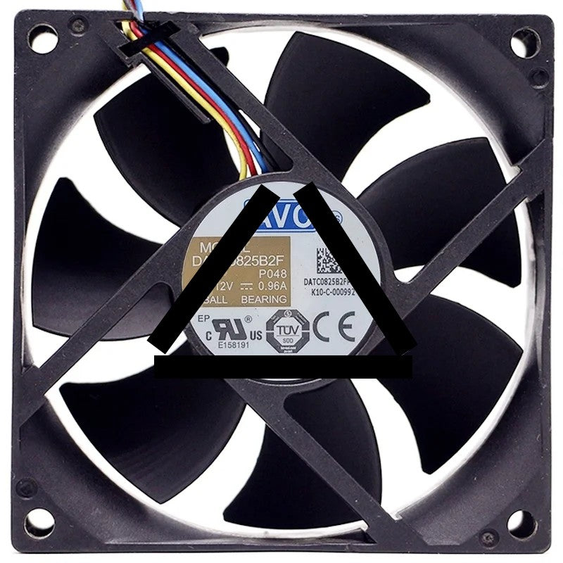 AVC DATC0825B2F 12V 0.96A Ball Bearing Axial Cooling Fan