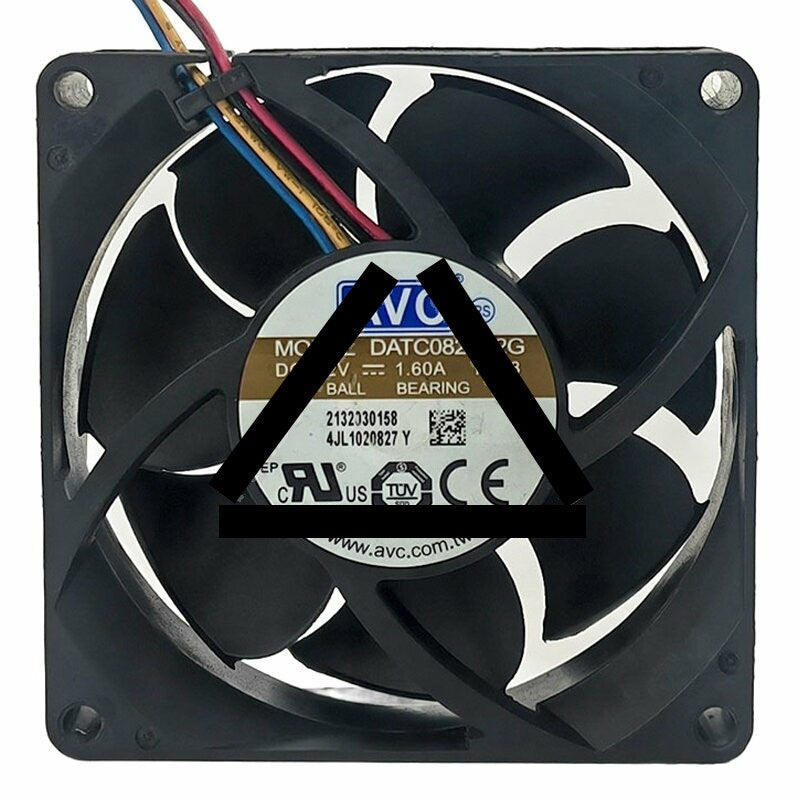 AVC DATC0825B2G DC 12V 1.60A 8025 Axial Cooling Fan