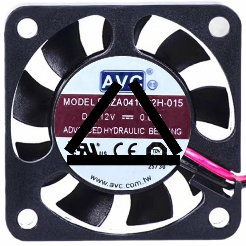 AVC DAZA0410R2H-015 12V 0.06A 2 Wires Axial Cooling Fan