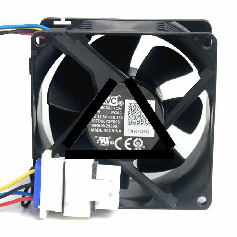 AVC DAZB0838RCM-PG02 DC 13.6V 0.17A 4 Wires Axial Cooling Fan