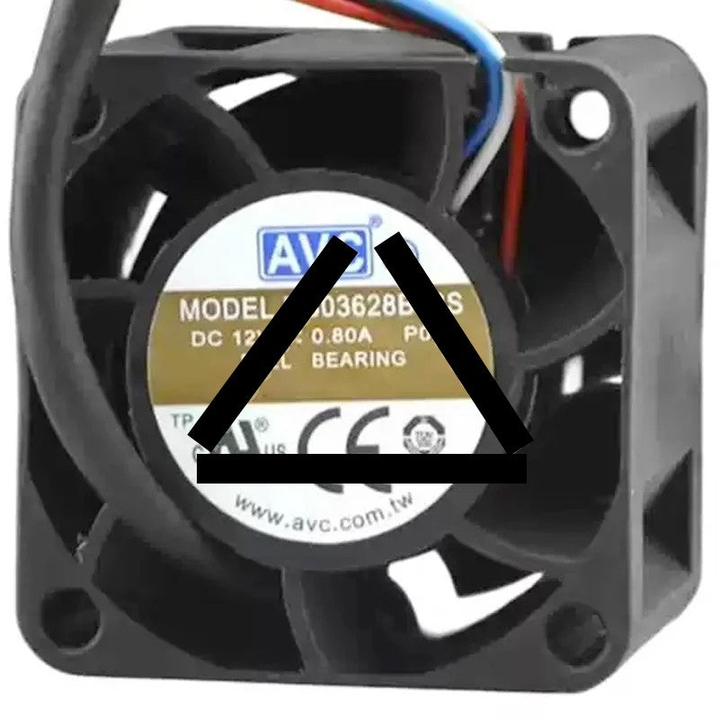 AVC DB03628B12S 12V 0.80A 2 / 3 / 4 Wires Cooling Fan