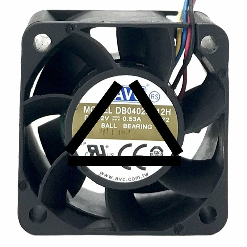 AVC DB04028B12H DC 12V 0.53A 4028 Axial Cooling Fan