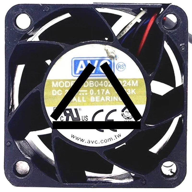 AVC DB04028B24M DC 24V 0.17A 4 Wires Ball Bearing PWM Cooling Fan