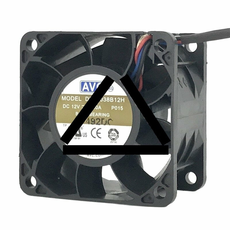 AVC DB06038B12H DC 12V 2.40A 6038 Axial Cooling Fan