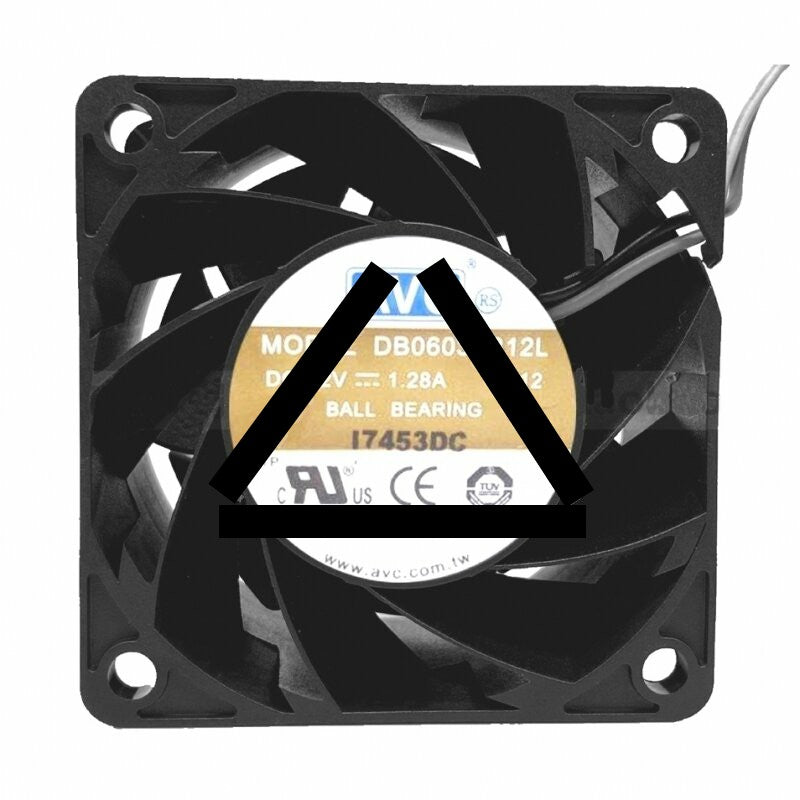 AVC DB06038B12L DC 12V 1.28A 2 Wires / 3 Wires / 4 Wires Axial Cooling Fan