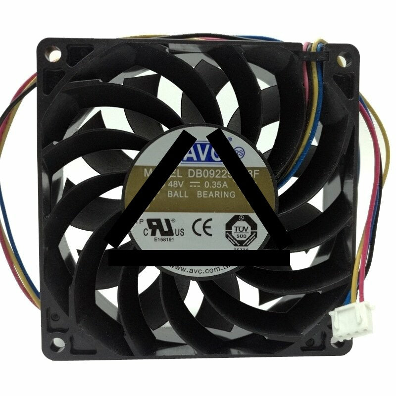 AVC DB09225B48F-P041 DC 48V 0.35A 4 Wires Axial Cooling Fan