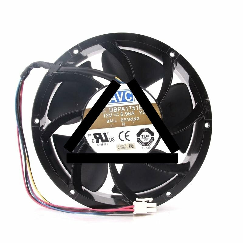 AVC DBPA1751B2S DC 12V 6.96A 6 Wires Axial Cooling Fan