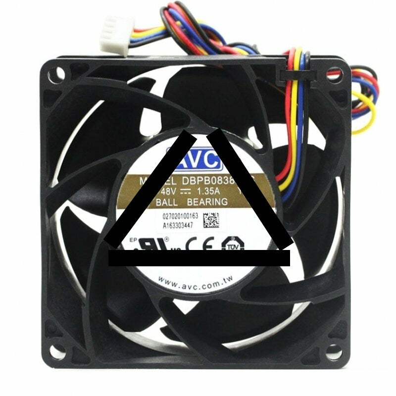 AVC DBPB0838B8S DC 48V 1.35A 2 Wires / 3 Wires / 4 Wires Axial Cooling Fan