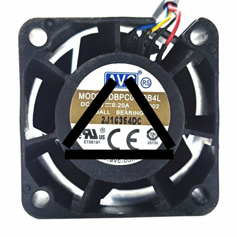 AVC DBPC0428B4L DC 24V 0.20A 4028 Axial Ball Bearing Cooling Fan