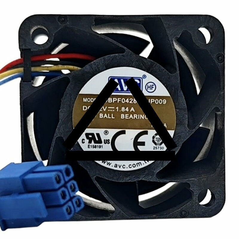 AVC DBPF0428B2UP009 DC 12V 1.84A 4 Wires Ball Bearing Axial Cooling Fan