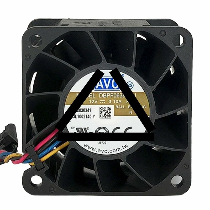 AVC DBPF0638B2U DC 12V 3.10A 6038 Axial Cooling Fan