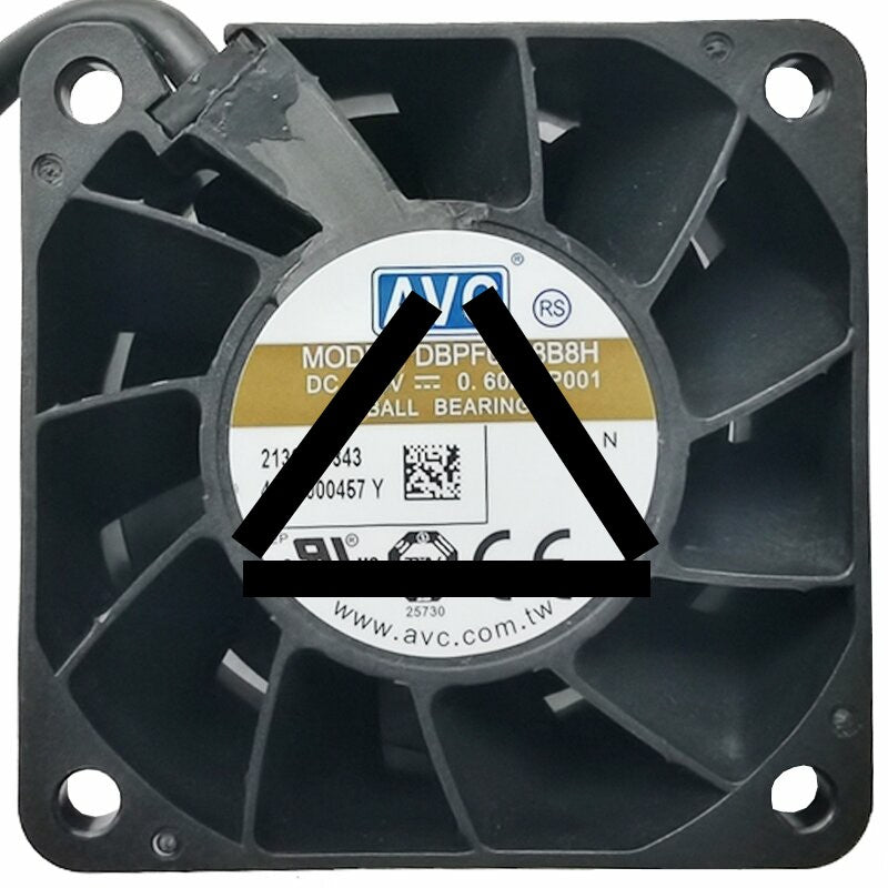AVC DBPF0638B8H 48V 0.60A 4 Wires Waterproof Cooling Fan