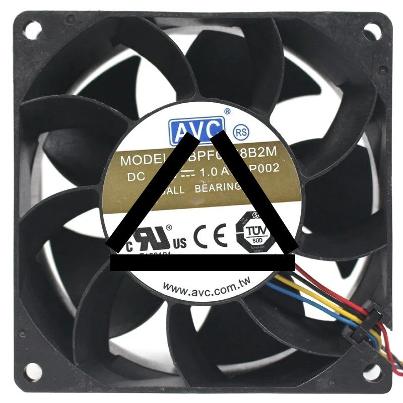 AVC DBPF0938B2M 12V 1.0A 4 Wires Ball Bearing Axial Fan