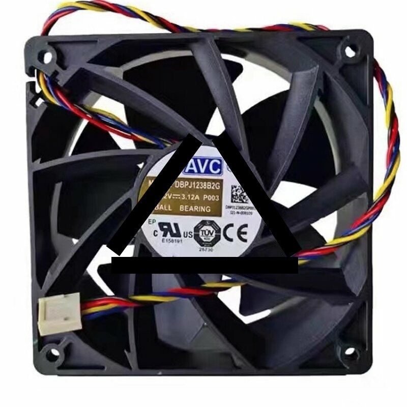 AVC DBPJ1238B2G DC 12V 3.12A 12038 Axial Cooling Fan