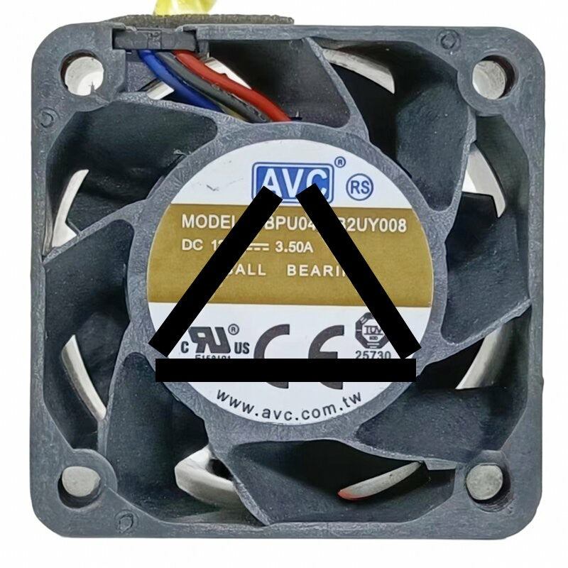 AVC DBPU0428B2UY008 DC 12V 3.50A 4 Wires Ball Bearing PWM Axial Cooling Fan