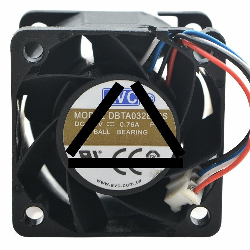 AVC DBTA0328B2S DC 12V 0.76A 3828 Axial Ball Bearing Cooling Fan