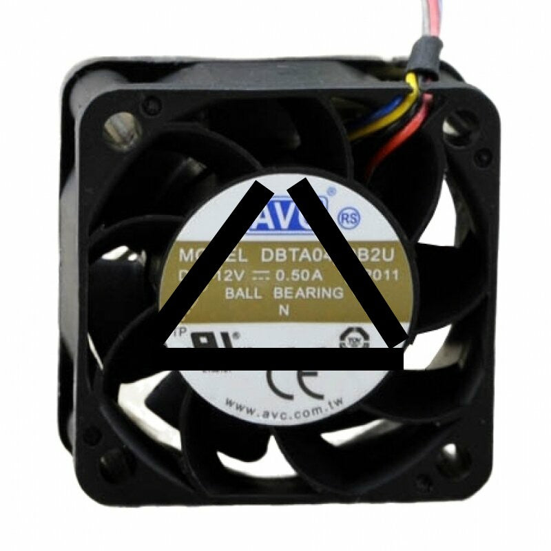 AVC DBTA0420B2U DC 12V 0.50A 2 Wires / 3 Wires / 4 Wires Axial Cooling Fan