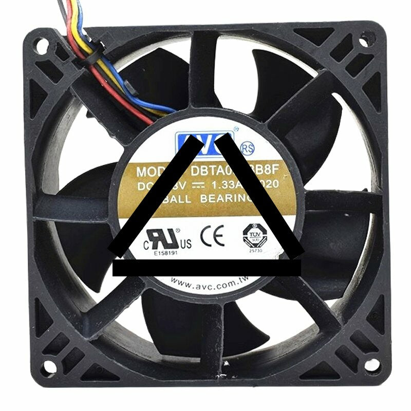 AVC DBTA0938B8F DC 48V 1.33A 9038 Axial Ball Bearing Cooling Fan
