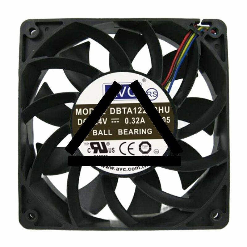 AVC DBTA1225BHU DC 24V 0.32A 12025 Axial Ball Bearing Cooling Fan