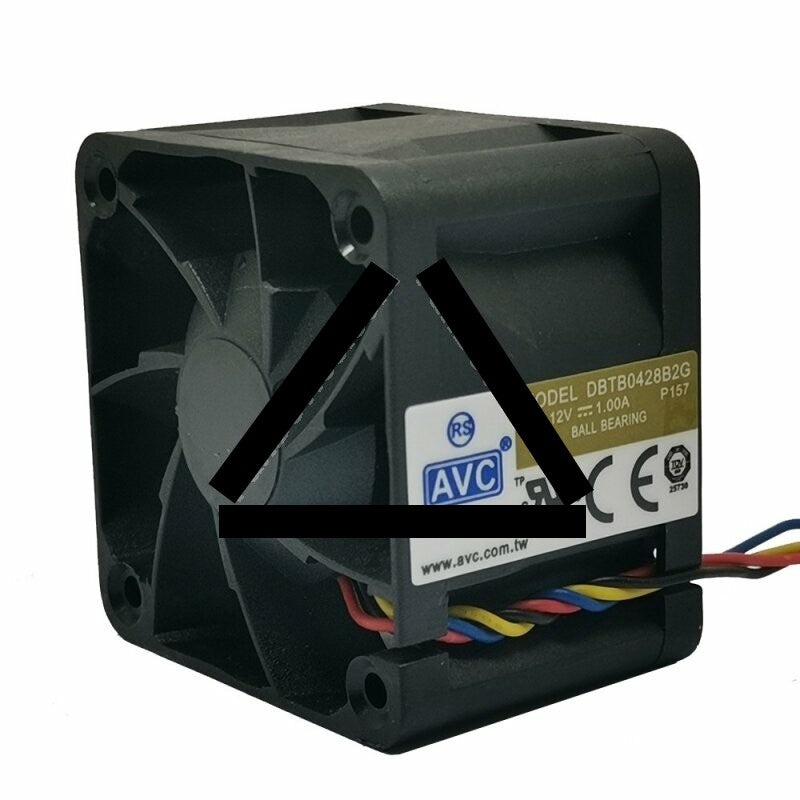 AVC DBTB0428B2G DC 12V 1.00A 2 Wires / 3 Wires / 4 Wires Axial Cooling Fan