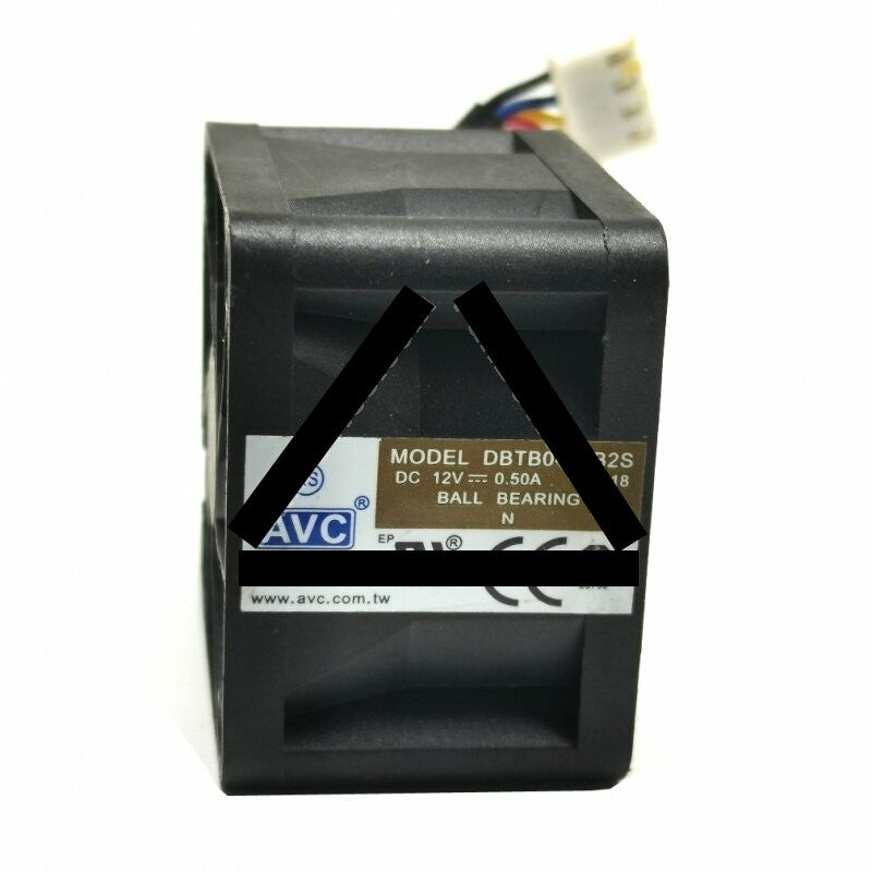 AVC DBTB0428B2S DC 12V 0.50A 4 Wires Axial Cooling Fan