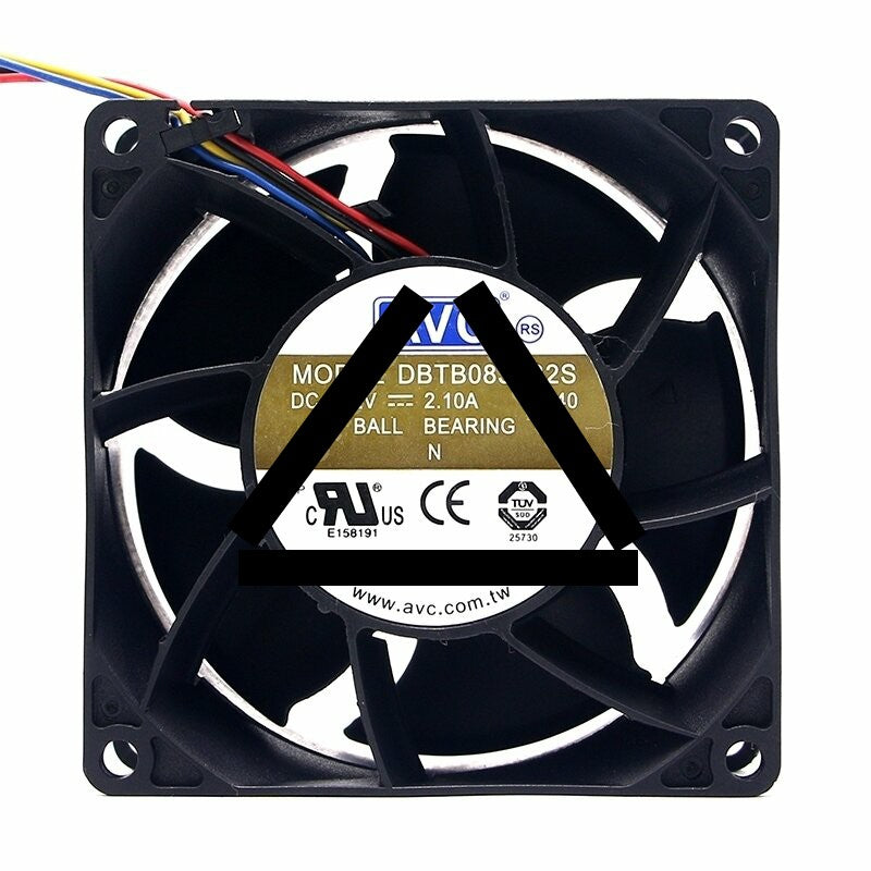 AVC DBTB0838B2S DC 12V 2.10A 2 Wires / 3 Wires / 4 Wires Axial Cooling Fan