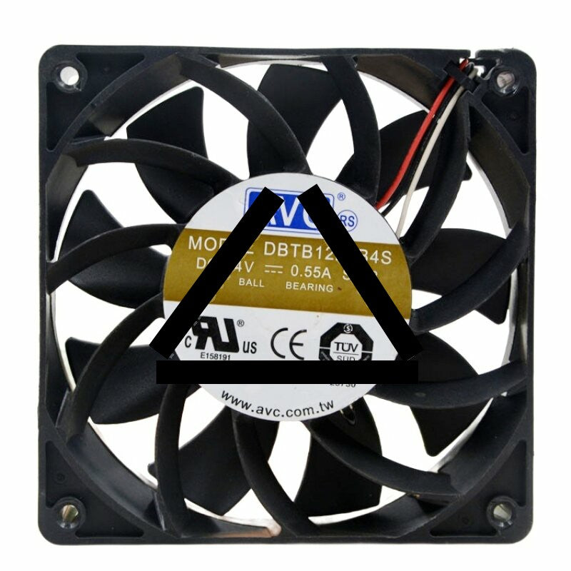 AVC DBTB1225B4S DC 24V 0.55A 12025 Axial Ball Bearing Cooling Fan