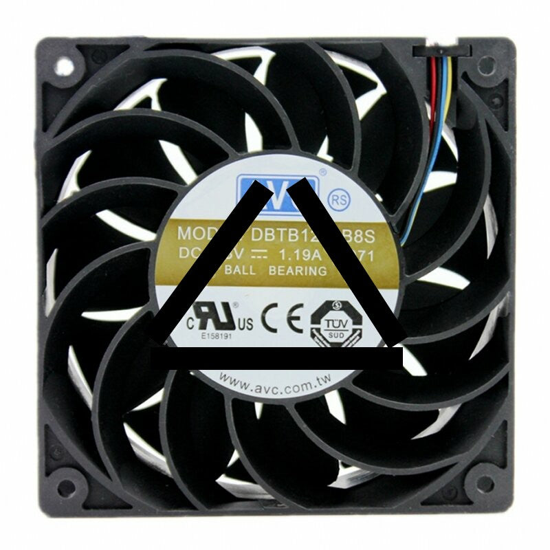 AVC DBTB1238B8S DC 48V 1.19A 12038 Axial Ball Bearing Cooling Fan