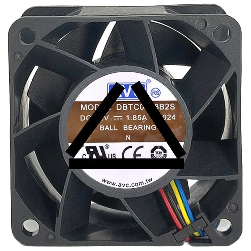 AVC DBTC0638B2S 12V 1.85A 2 / 3 / 4 Wires Cooling Fan