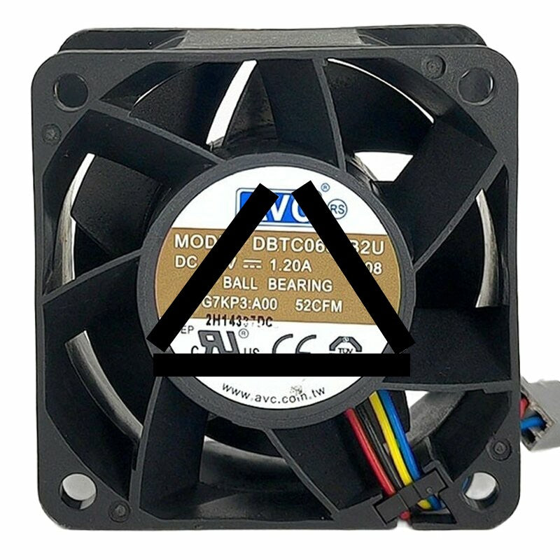 AVC DBTC0638B2U DC 12V 1.20A 6038 Axial Cooling Fan