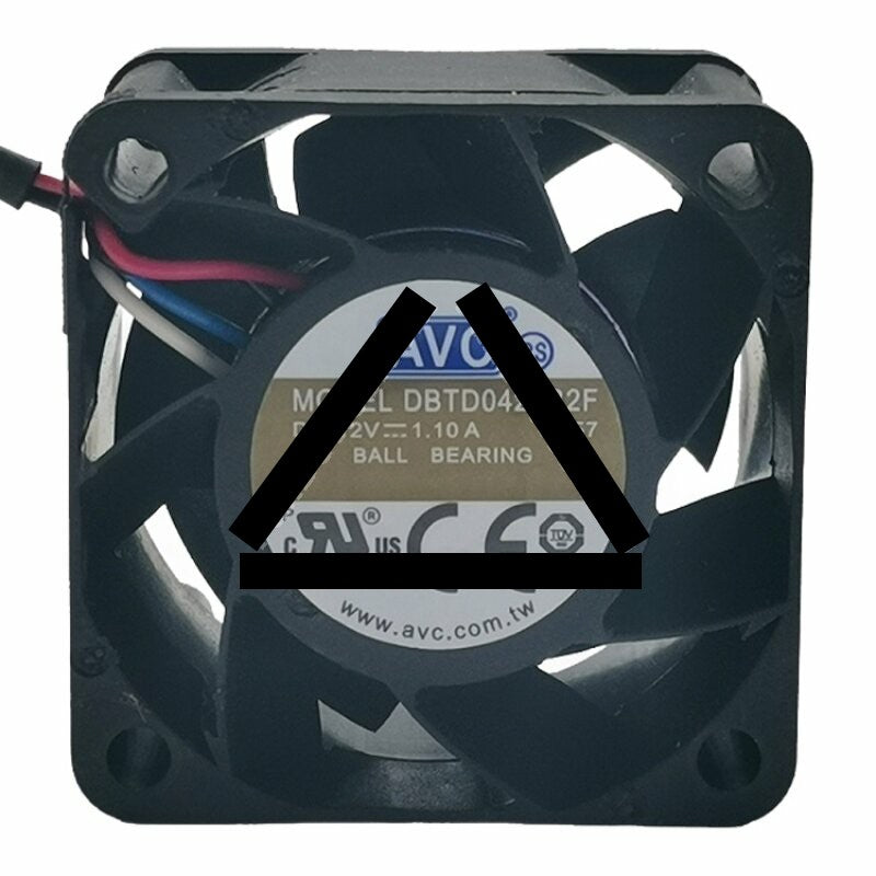 AVC DBTD0428B2F DC 12V 1.10A 4028 Ball Bearing Axial Cooling Fan