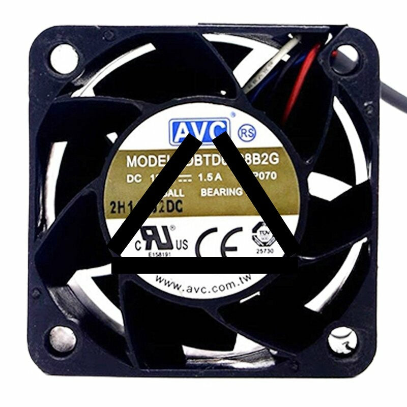 AVC DBTD0428B2G DC 12V 1.5A 4028 Ball Bearing Axial Cooling Fan