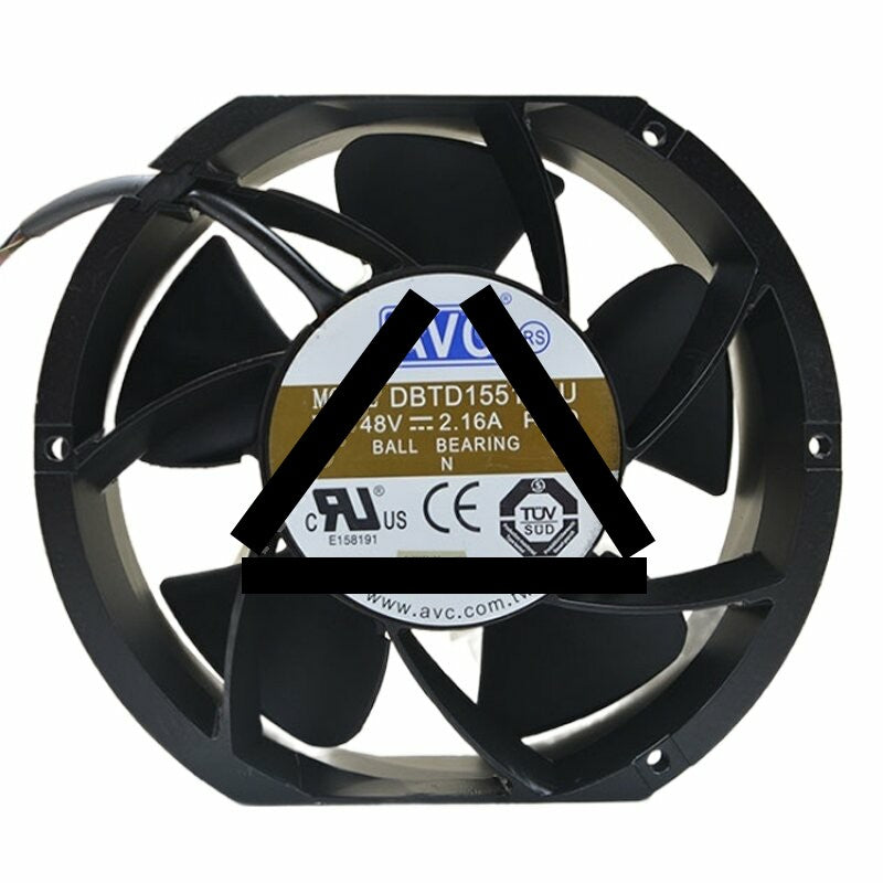 AVC DBTD1551B8U DC 48V 2.16A 17251 Axial Cooling Fan