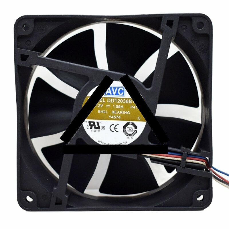 AVC DD12038B12H DC 12V 1.05A 12038 Axial Ball Bearing Cooling Fan