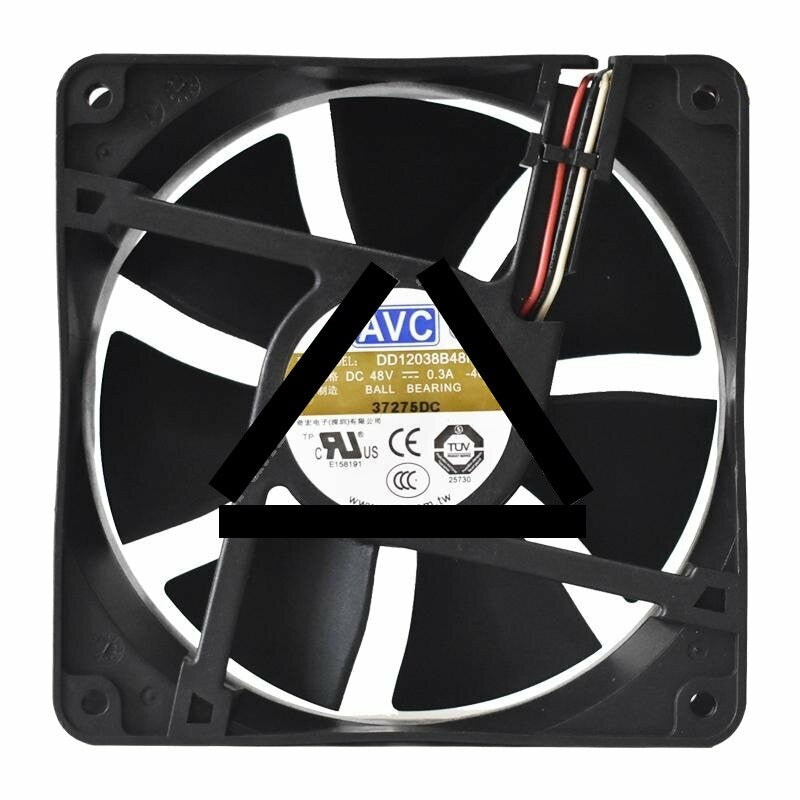 AVC DD12038B48H DC 48V 0.3A 12038 Axial Ball Bearing Cooling Fan