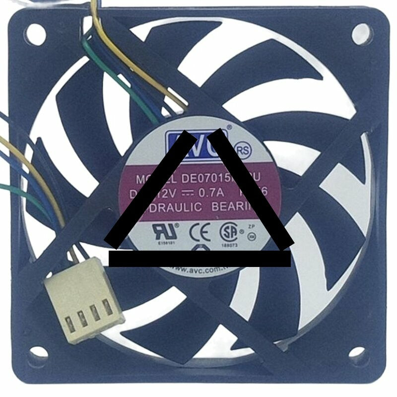 AVC DE07015R12U DC 12V 0.7A 7015 Hydraulic Bearing Axial Cooling Fan
