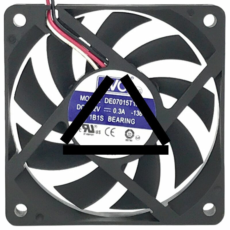 AVC DE07015T12L DC 12V 0.3A 2 / 3 Wires / 4 Wires 1B1S Bearing Axial Cooling Fan