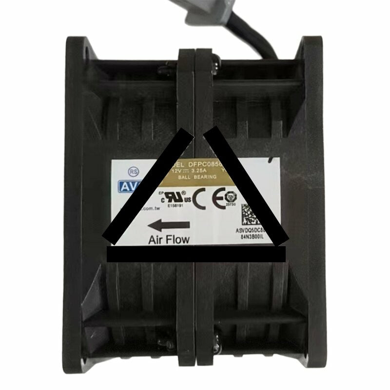 AVC DFPC0856B2U DC 12V 3.25A 8056 Axial Ball Bearing Cooling Fan