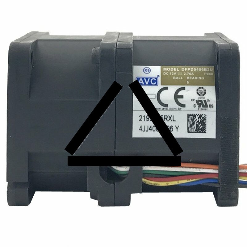 AVC DFPD0456B2UP0B3 DC 12V 2.76A Ball Bearing Axial Cooling Fan
