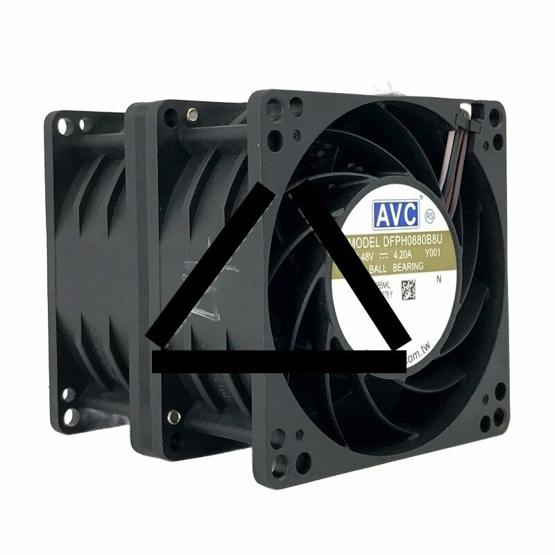AVC DFPH0880B8U DC 48V 4.20A 8080 Axial Cooling Fan