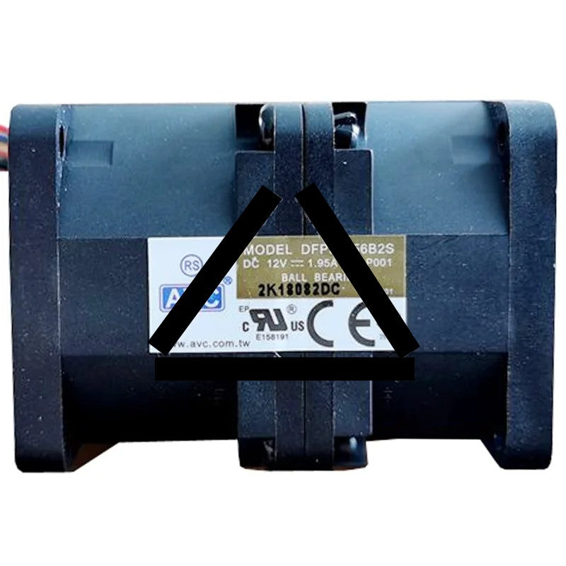 AVC DFPJ0456B2S 12V 1.95A 8 Wires Ball Bearing Cooling Fan