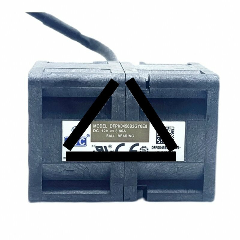 AVC DFPK0456B2GY0E8 DC 12V 3.60A 8 Wires Axial Cooling Fan