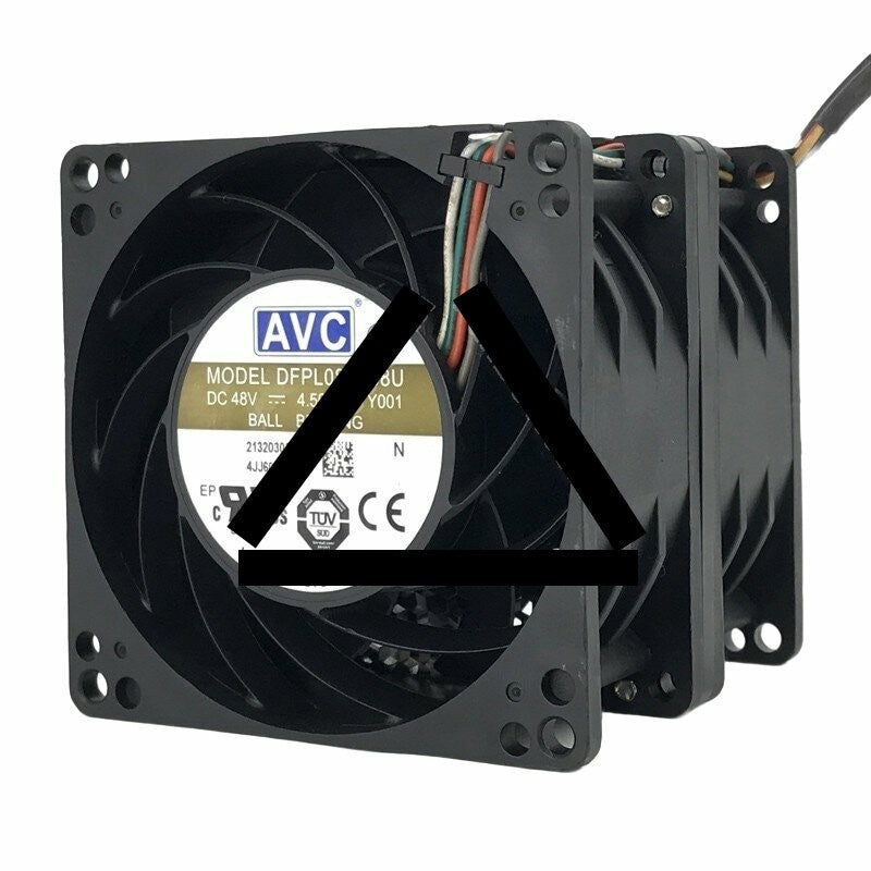 AVC DFPL0880B8U DC 48V 4.50A 8076 Axial Cooling Fan