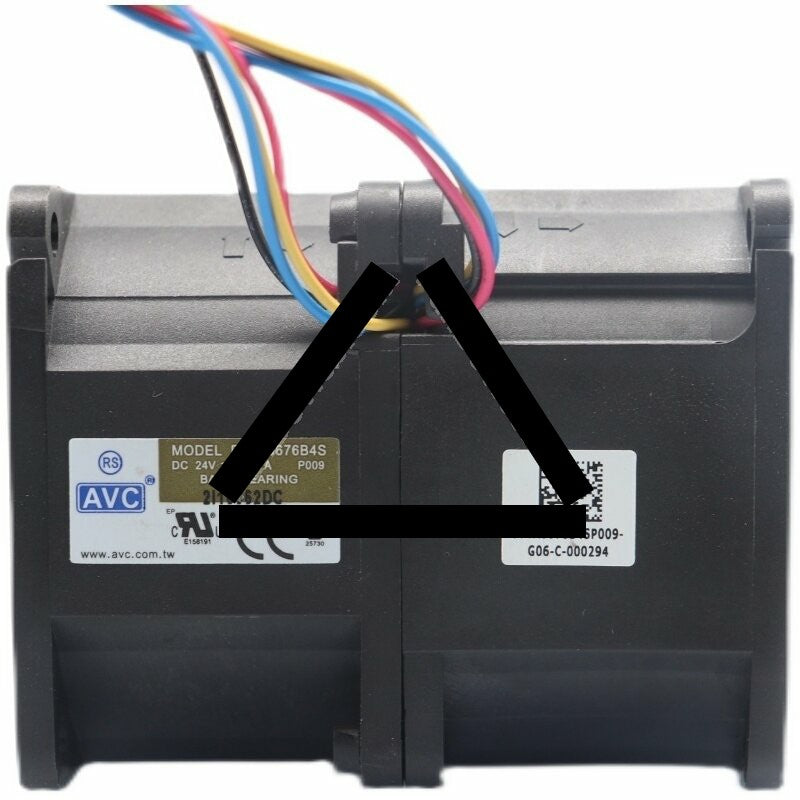 AVC DFTA0676B4S DC 24V 1.80A 8 Wires Axial Cooling Fan